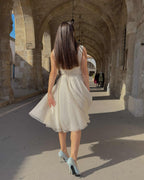 Rochie eleganta din dantelă A-line pentru evenimente speciale.