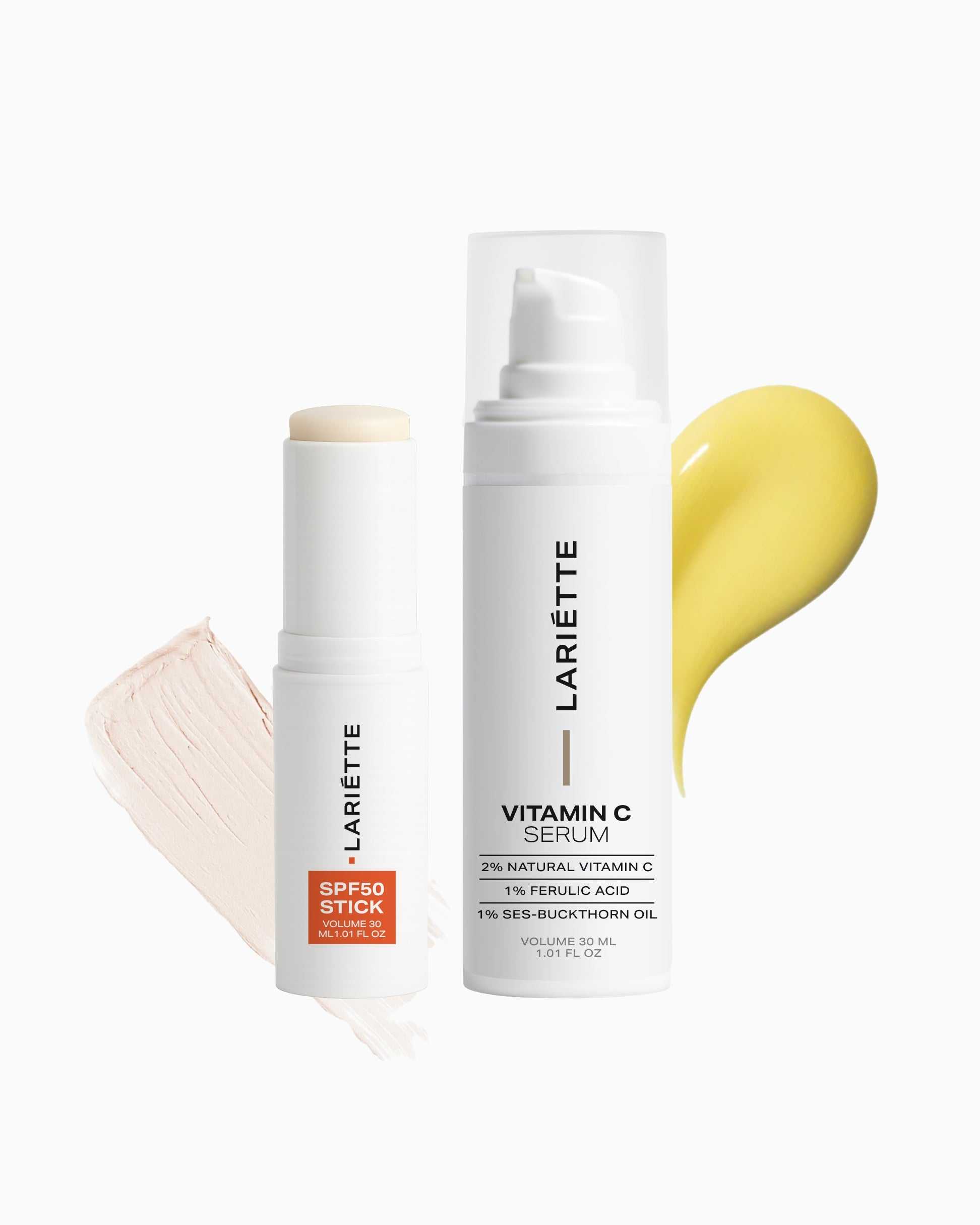 Lariette skincare Set ser vitamina c si spf50